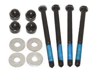 DA1268 - Fits Defender Front Bumper Fitting Kit - Set of Four Bolts, Washers and Black Caps