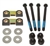 DA1269 - Fits Defender Front Bumper Fitting Kit - Set of Four Bolts, Washers, Black Caps and Tapping Blocks