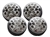 DA1274CL - Fits Defender Clear LED Light Upgrade for Front - 2 X Side Light & 2 X Indicator Light in NAS Style with Plinths
