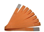 DA1283.AM - Flat Webbing Loop and Loop Tow Strap - In Orange - Five Ton - 8 Metre - Britpart