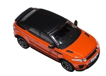 DA1320 - Evoque Mk 1 Convertible Model Car in Phoenix Orange - Die Cast Model in 1:76 For Range Rover