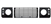 DA1357 - For Land Rover Defender Headlamp Surrounds and Grille Kit in Santorini Black - Colour Coded
