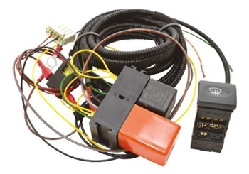 DA1401 - Fits Defender Heated Windscreen Wiring Kit - Comes with Genuine Land Rover Switch - For OEM Style Windscreen