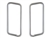 DA1474 - Chrome Interior Trim - Front Seat Belt Frame - Comes as a Pair ForChrome Interior Trim - Front Seat Belt Frame - Comes as a Pair For Discovery 4