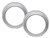 DA1480 - Chrome Interior Trim - Rear Air Outlet Ring Trim - Comes as a Pair For Discovery 4