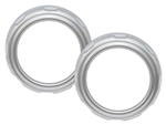 DA1480 - Chrome Interior Trim - Rear Air Outlet Ring Trim - Comes as a Pair For Discovery 4