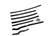 DA1497 - Series 2nd Row Door Seal Kit - Left Hand Rear Door