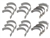 DA1582 - Main and Big End Bearing Set - For 2.7 & 3.0 TDV6 - .020" / 0.50mm Size - OEM Equipment