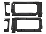 DA1643 - Fits Land Rover Defender 90 Rear Window Surround in Black - Comes with Window Cut Out