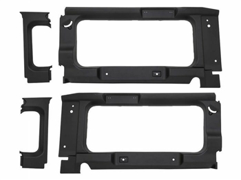 DA1643 - Fits Land Rover Defender 90 Rear Window Surround in Black - Comes with Window Cut Out