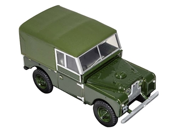 DA1682 - 88 Inch Canvas in Green - Model Car - 1:43 Scale For Land Rover Series I