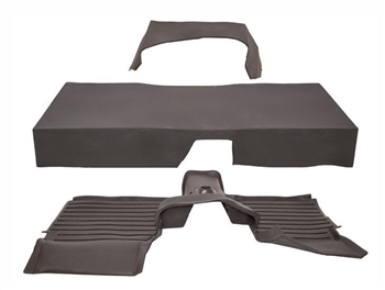 DA1744GREY - Moulded Mat System in Grey - By Wright's Off Road For Land Rover Series