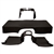 DA1746BLACK - Black Moulding Matting System to Fit Defender with R380 Gearbox
