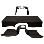 DA1746BLACK - Black Moulding Matting System to Fit Defender with R380 Gearbox