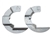 DA1860.AM - Galvanised Brake Mudshield - Right and Left Hand Pair - For Discovery 1 and for Defender 1994 Onwards