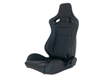 DA1895 - Pair of Sports Seats for Land Rover Defender - Come in Black with Diamond Pattern (Requires Mounting Kit DA2778)