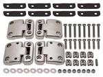 DA1951 - Front Door Hinge Kit with Stainless Steel Hinges - Set of Four with Fixings