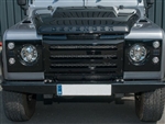DA1968.AM - Fits Defender XS Front Grille and Headlamp Surrounds in Black With Silver Mesh - Fits All Defenders