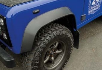 DA1979 - 30mm Extended Arches in Standard Style - Comes as a Front Pair Fits Defender