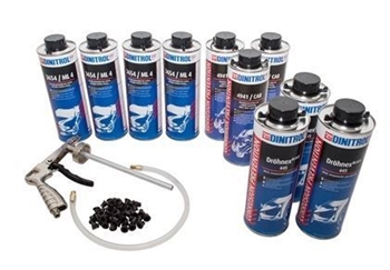 DA1990 - Dinitrol Rust Proofing Kit for Land Rover - Cavity and Underbody Sealing New Car Kit - NOT FOR SALE OUTSIDE OF UK.