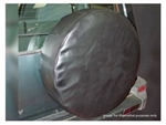 DA2021.AM - Fits Defender Wheel Cover (7.5 X 16 ) In Plain Black Vinyl