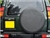 DA2025.AM - For Land Rover Wheel Cover In Plain Black Vinyl - Fits 235 X 70 16 and 255 X 55 X 18