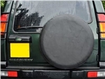 DA2025.AM - For Land Rover Wheel Cover In Plain Black Vinyl - Fits 235 X 70 16 and 255 X 55 X 18
