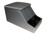 DA2035T - Cubby Box - Grey Base with Techno Top - Can Also Be Fitted for Series, Defender