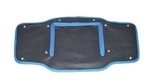 DA2160BLUE - Radiator Muff for Land Rover Series 3 & Late 2A - In Black with Blue Trim