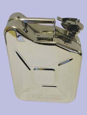 DA2171.G - Stainless Steel Jerry Can - 10 Litre