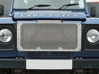 DA2356 - Front Fits Defender Grille in Natural Finish - Stainless Steel
