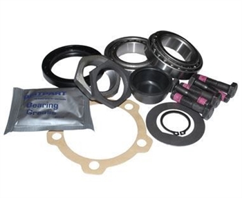 DA2381 - Rear Wheel Bearing Kit for Land Rover Defender from 1994-2016 (LA Chassis Number Onward) - Wheel Bearings, Flange Bolts and Gasket, Hub Seals, Hub Cap and Lock Tabs