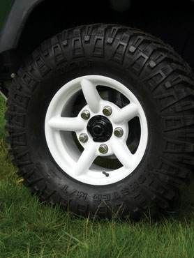 DA2434 - Zu Rim In White - 16 X 7 (1,400Kg Rating Wheel) - For Defender, Discovery 1 and Range Rover Classic