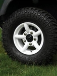 DA2434.G - Zu Rim in White - 16 X 7 (1,400kg Rating Wheel) - For Defender, Discovery 1 and Range Rover Classic