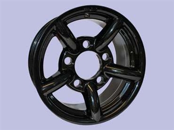 DA2436 - Zu Rim In Black Gloss - 16 X 7 (1,400Kg Rating Wheel) - For Defender, Discovery 1 and Range Rover Classic