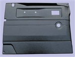 DA2444 - Fits Defender Replacement Door Card - Front Right Hand with Electric Windows in Black ABS Plastic (Fits up to 2005)