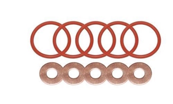 DA2479.AM - TD5 Injector Washer and O Ring Set - Complete Set of 5 for Defender and Discovery 2