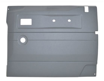 DA2490 - Front Right Hand Door Card for Land Rover Defender - Light Grey with Manual Windows - Fits up to 2005