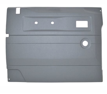 DA2491 - Front Left Hand Door Card for Land Rover Defender - Light Grey with Manual Windows - Fits up to 2005