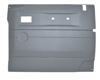 DA2494 - Front Right Hand Door Card for Land Rover Defender - Light Grey with Electric Windows - Fits up to 2005