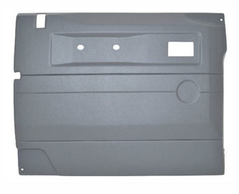 DA2495 - Front Left Hand Door Card for Land Rover Defender - Light Grey with Electric Windows - Fits up to 2005