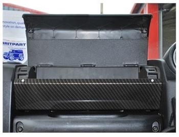 DA2603CF - Fits Defender Glove Box Compartment in Carbon Fibre (for 2007 Puma Vehicles Only)