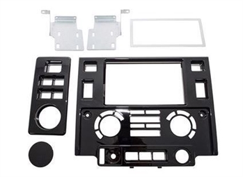 DA2608.AM - Fits Defender Double Din Interior Trim Fascia Kit - Comes in Piano Black for 2007 Defenders Onwards