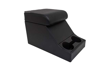 DA2662 - 'Chubby' Cubby Box - Black Base With High Top Black Vinyl Lid - Can Also Be Fitted For Series, Defender