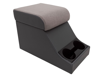 DA2662GREY - XS Style 'Chubby' Cubby Box - Grey Base With High Top Grey XS Lid - Can Also Be Fitted For Series, Defender