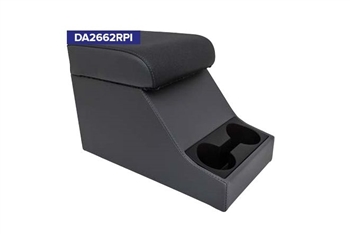 DA2662RPI - 'Chubby' Cubby Box - Grey Base With High Top Grey VInyl Lid - Can Also Be Fitted For Series, Defender