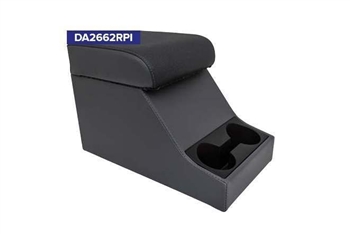 DA2662RPI.AM - Fits Defender 'Chubby' Cubby Box - Grey Base with High Top Grey Vinyl Lid - Can Also Be Fitted to Series