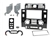 DA2681 - Piano Gloss Black Double Din Dash Facia for Land Rover Defender - Fits Puma Vehicles from 2007-2016 - Complete with Moveable Vents