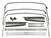DA2693 - Full Hoodstick Set for Land Rover Defender 90 - Manufactured By Britpart