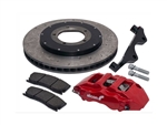 DA2700 - Front Brake Axle Kit By Alcon for Land Rover Defender (with 18" Wheels) - 6 Piston Red Caliper, Disc and Pad Kit - Fits Defender 90 and Also 110 from 2000 Onwards
